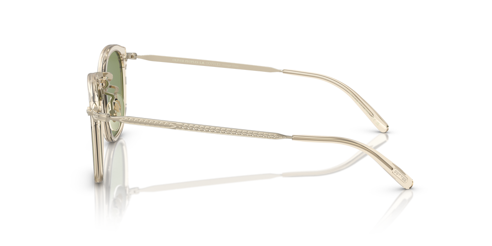 Oliver Peoples OP-506 Sun with Buff-Gold frame and Green lenses - Image 4