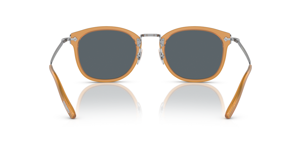 Oliver Peoples OP-506 Sun with Amber-Silver frame and Blue lenses - image 5