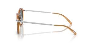Oliver Peoples OP-506 Sun with Amber-Silver frame and Blue lenses - Image 4