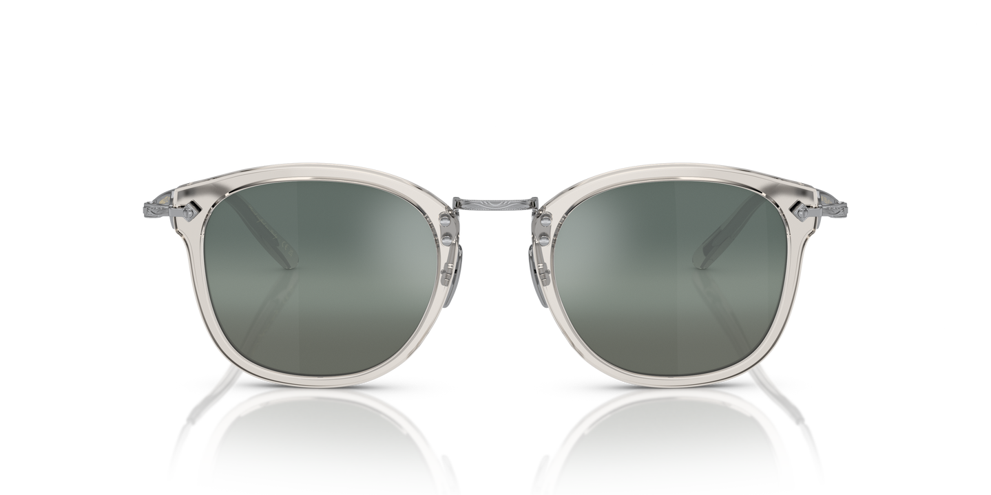 Oliver Peoples OP-506 Sun with Black Diamond/Brushed Silver frame