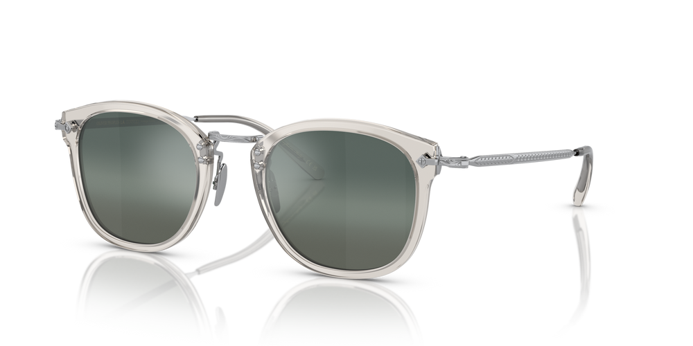 Oliver Peoples OP-506 Sun con montatura Black Diamond/Argento spazzolato e lenti  Grigio - immagine 3