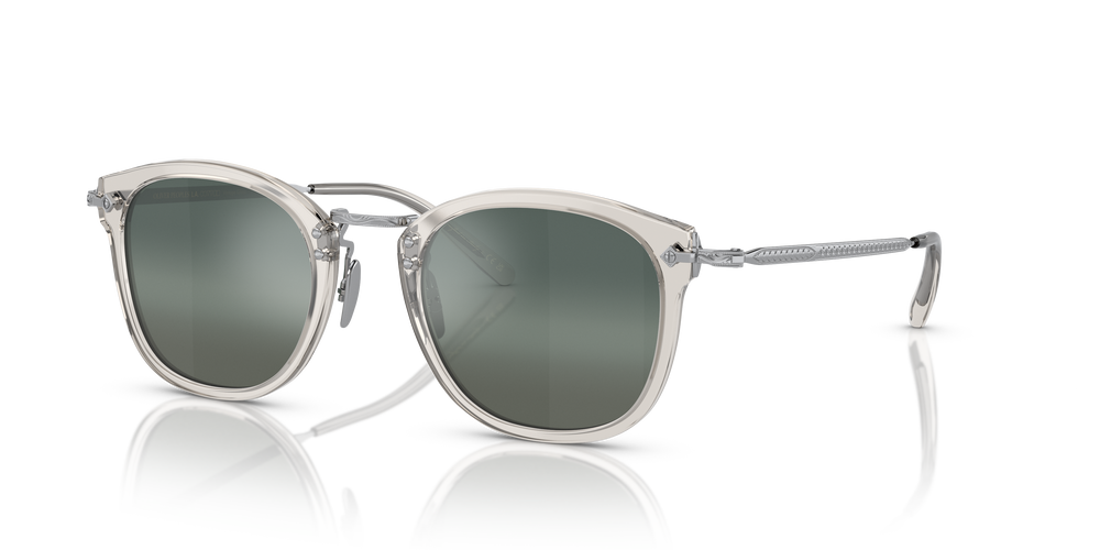 Oliver Peoples OP-506 Sun with Black Diamond/Brushed Silver frame