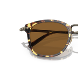 Oliver Peoples OP-506 Sun avec une monture 382/Or patiné et des verres Brun - Variant