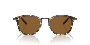 Oliver Peoples OP-506 Sun avec une monture 382/Or patiné et des verres Brun - image 2