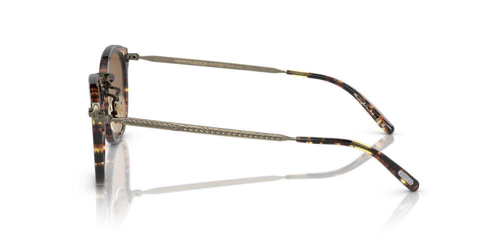 Oliver Peoples OP-506 Sun avec une monture 382/Or patiné et des verres Brun - image 4