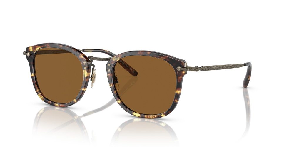Oliver Peoples OP-506 Sun avec une monture 382/Or patiné et des verres Brun - image 1