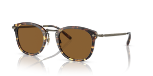 Oliver Peoples OP-506 Sun avec une monture 382/Or patiné et des verres Brun - image 1