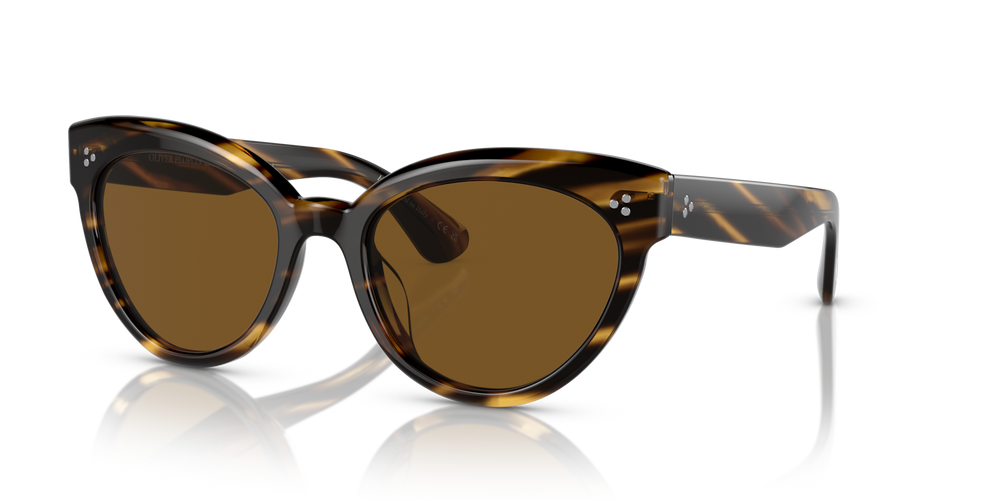 Sie Oliver Peoples Roella mit Cocobolo Gestell und Braun Gläsern - bild 2