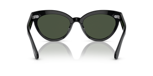 Sie Oliver Peoples Roella mit Schwarz Gestell und Grün Gläsern - Bild 5