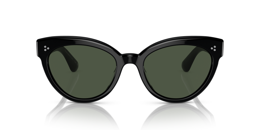 Sie Oliver Peoples Roella mit Schwarz Gestell und Grün Gläsern - Bild 2
