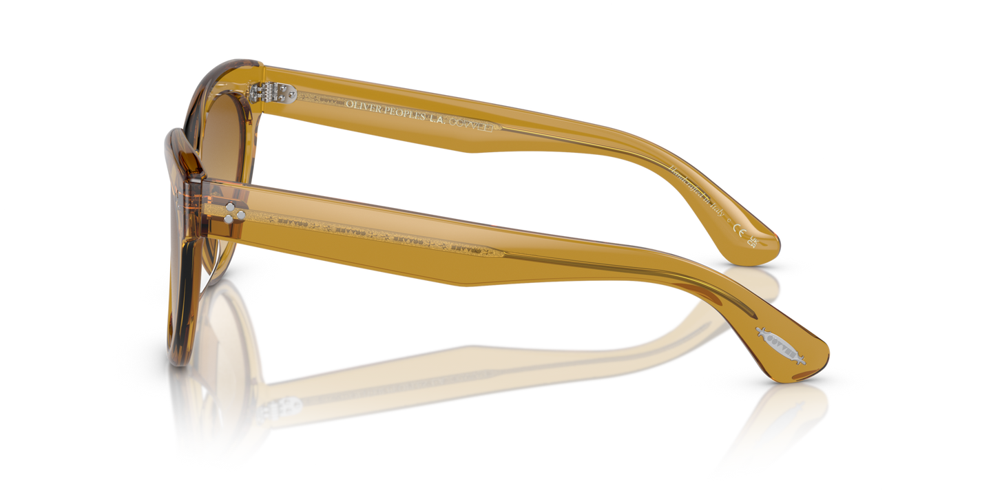 Oliver Peoples Roella with Dark Honey frame and Brown lenses - Image Temple