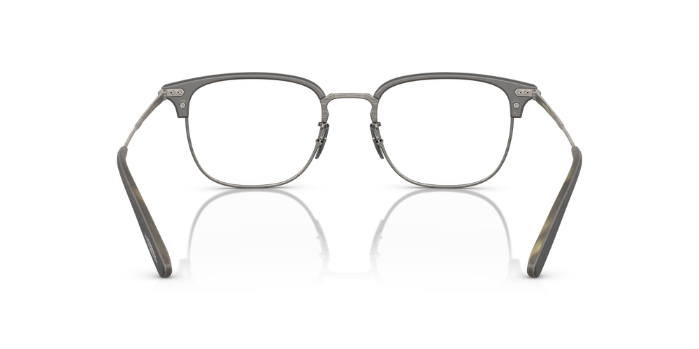 Oliver Peoples Willman con montura Semi-Matte Black-Olive Tortoise-Antique Pewter - El 5