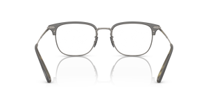 Oliver Peoples Willman con montura Semi-Matte Black-Olive Tortoise-Antique Pewter - El 5