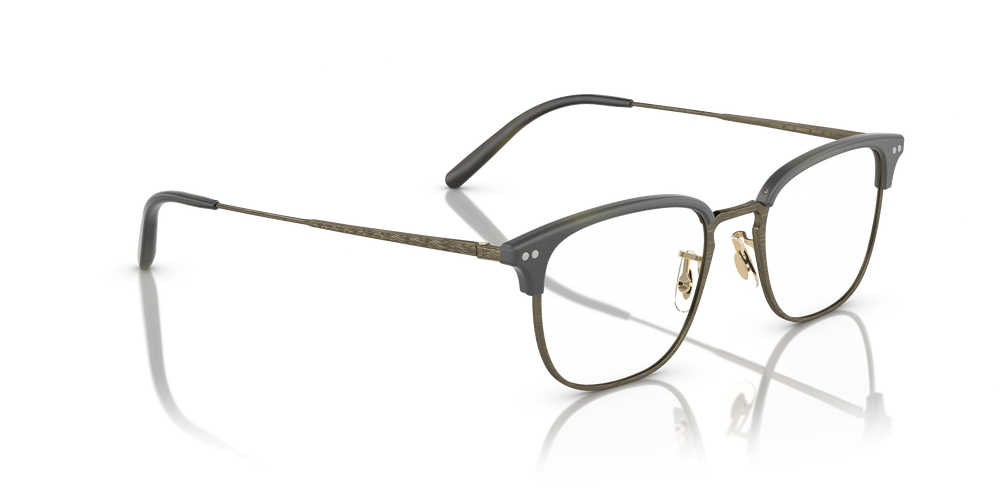 Oliver Peoples Willman con montatura Bark verde smeraldo semi-opaco/Oro anticato - L'immagine 3