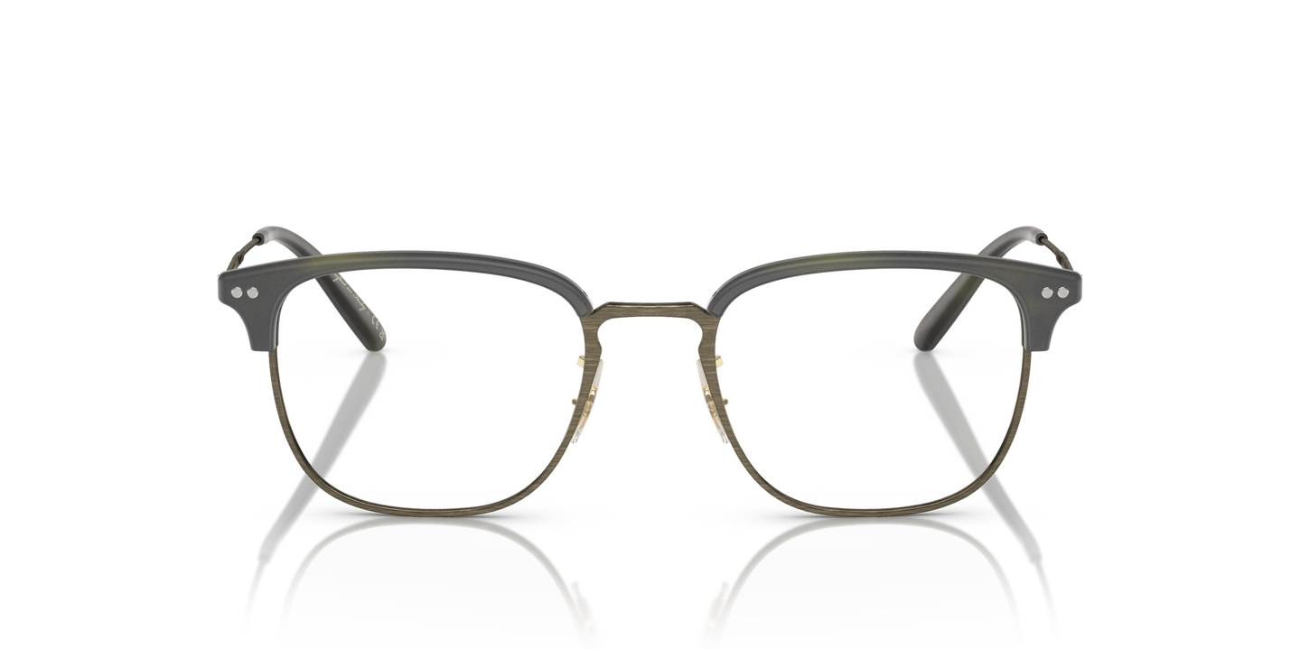 Oliver Peoples Willman with Semi-Matte Emerald Bark/Antique Gold frame - Image Material