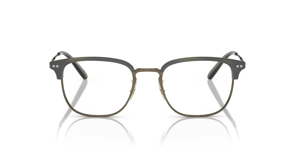 Oliver Peoples Willman con montatura Bark verde smeraldo semi-opaco/Oro anticato - L'immagine 2