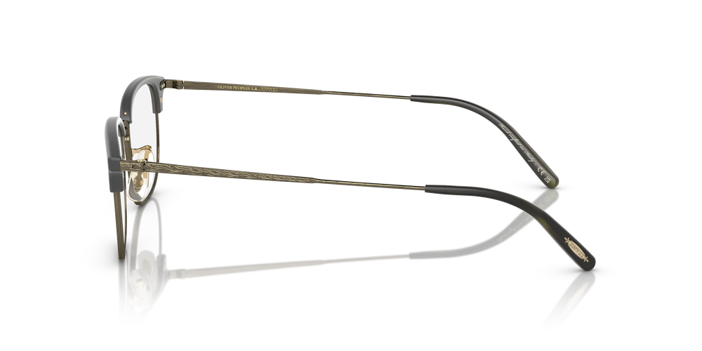 Oliver Peoples Willman with Semi-Matte Emerald Bark/Antique Gold frame - Image 4