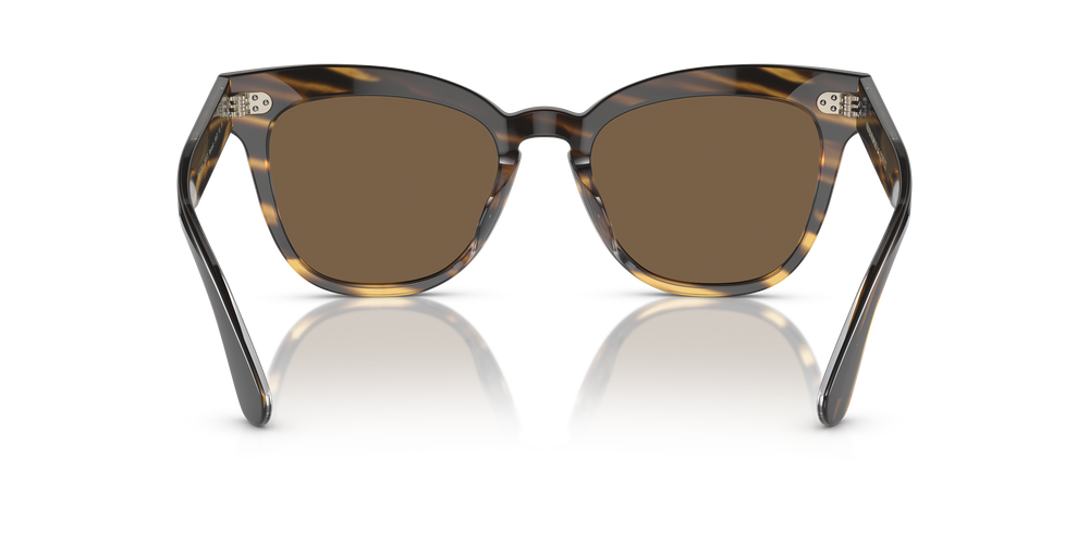 Sie Oliver Peoples Marianela mit Cocobolo Gestell und Braun Gläsern - Das Bild 5