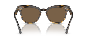 Sie Oliver Peoples Marianela mit Cocobolo Gestell und Braun Gläsern - Das Bild 5