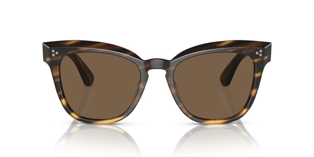 Sie Oliver Peoples Marianela mit Cocobolo Gestell und Braun Gläsern - Das Bild 2