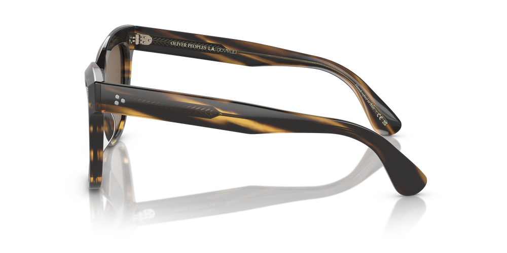 Sie Oliver Peoples Marianela mit Cocobolo Gestell und Braun Gläsern - Das Bild 4