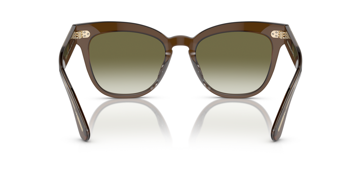 Oliver Peoples Marianela con montatura Espresso e lenti  Verde - Immagine Naselli