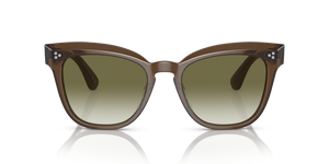 Oliver Peoples Marianela avec une monture Espresso et des verres Vert - L'image 2