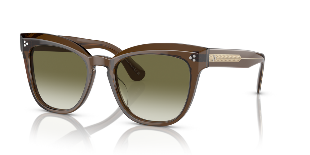 Oliver Peoples Marianela with Espresso frame and Green lenses - image 3