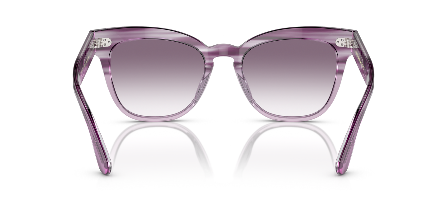 Oliver Peoples Marianela with Jacaranda Gradient frame and Violet lenses - Image Nosepads