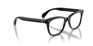 Oliver Peoples Penney Low Bridge Fit con montatura Nero - L'immagine 3