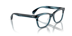 Oliver Peoples Penney Low Bridge Fit con montura Verde azulado VSB - El 3