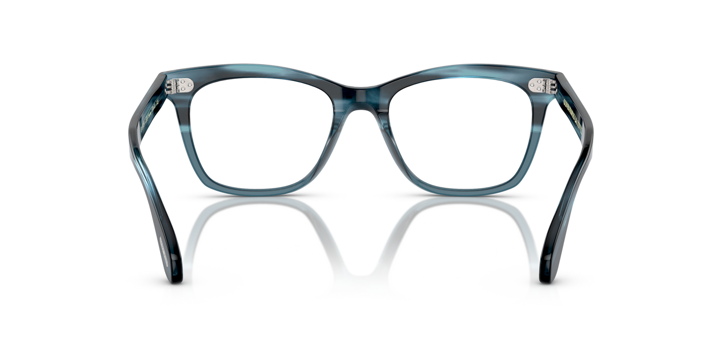 Oliver Peoples Penney Low Bridge Fit with Teal VSB frame - Image Nosepads