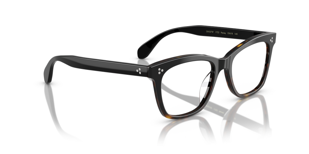 Oliver Peoples Penney Low Bridge Fit con montura Negro / 362 degradado - El 3