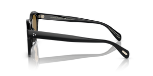 Oliver Peoples Boudreau L.A con montura Negro y lentes Marrón - imagen 4