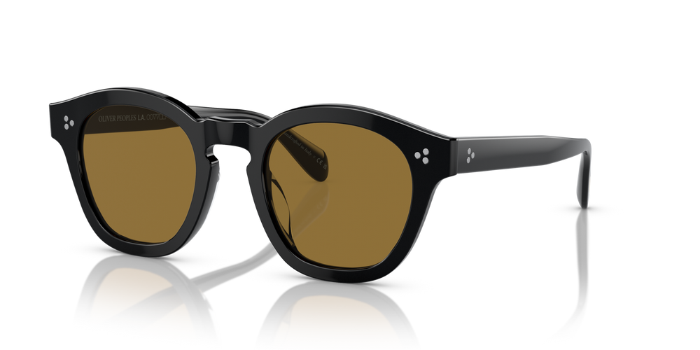 Oliver Peoples Boudreau L.A con montura Negro y lentes Marrón - imagen 1