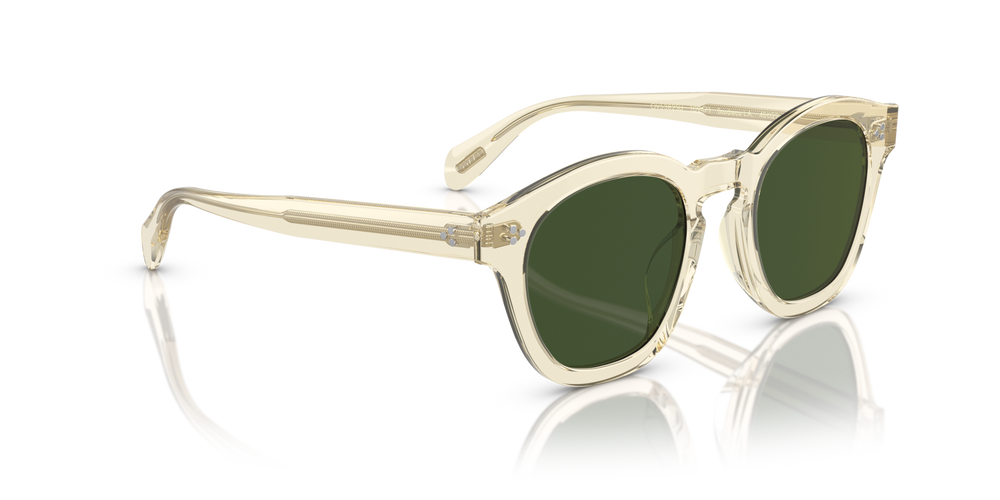 Oliver Peoples Boudreau L.A con montura Ante y lentes Verde - imagen 3