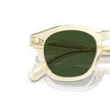 Oliver Peoples Boudreau L.A with Buff frame and Green lenses - Variant