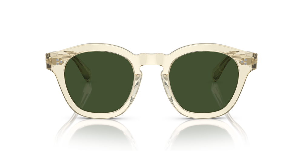Oliver Peoples Boudreau L.A con montura Ante y lentes Verde - imagen 2