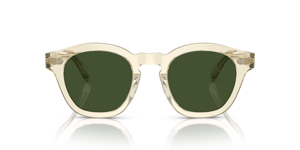 Oliver Peoples Boudreau L.A avec une monture Chamois et des verres Vert - image 2