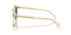 Oliver Peoples Boudreau L.A with Buff frame and Green lenses - Image 4