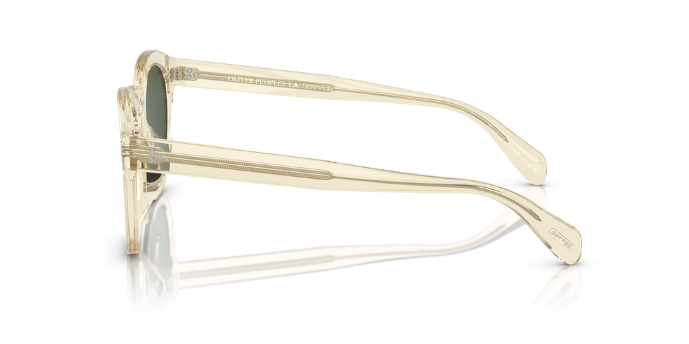 Oliver Peoples Boudreau L.A with Buff frame and Green lenses