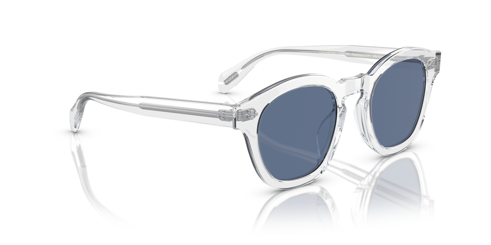 Oliver Peoples Boudreau L.A with Crystal frame and Blue lenses