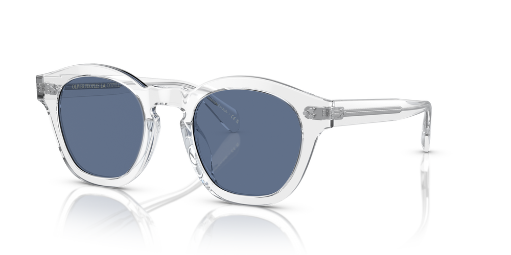 Oliver Peoples Boudreau L.A with Crystal frame and Blue lenses - Image 6