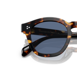 Oliver Peoples Boudreau L.A with Black frame and Cognac lenses