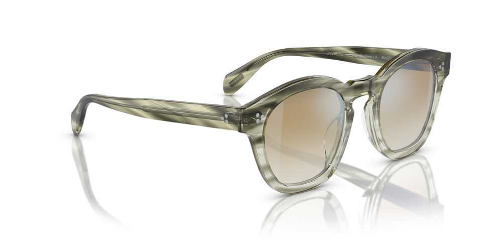 Oliver Peoples Boudreau L.A avec une monture Jade Délavé et des verres Jaune - image 3