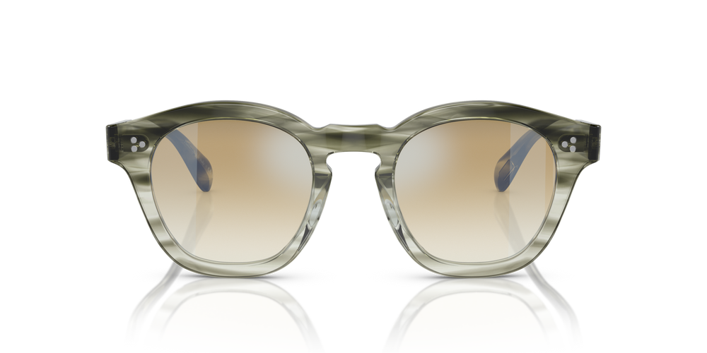 Oliver Peoples Boudreau L.A avec une monture Jade Délavé et des verres Jaune - image 2