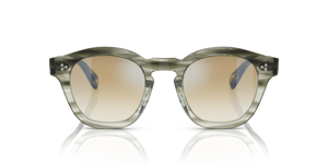 Oliver Peoples Boudreau L.A avec une monture Jade Délavé et des verres Jaune - image 2