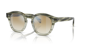 Oliver Peoples Boudreau L.A with Washed Jade frame and Yellow lenses - Image 1