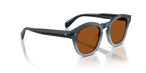 Oliver Peoples Boudreau L.A avec une monture Twilight dégradé et des verres Brun - L'image 3