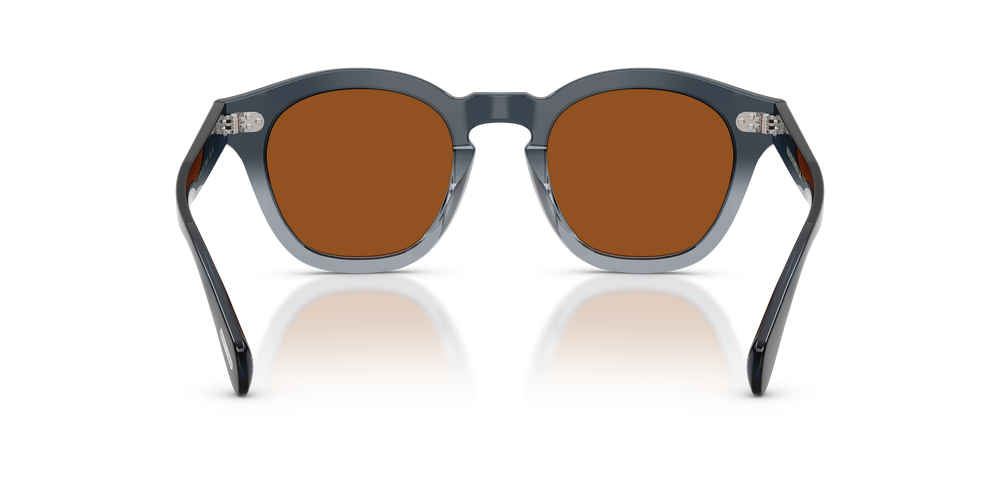 Oliver Peoples Boudreau L.A avec une monture Twilight dégradé et des verres Brun - L'image 5